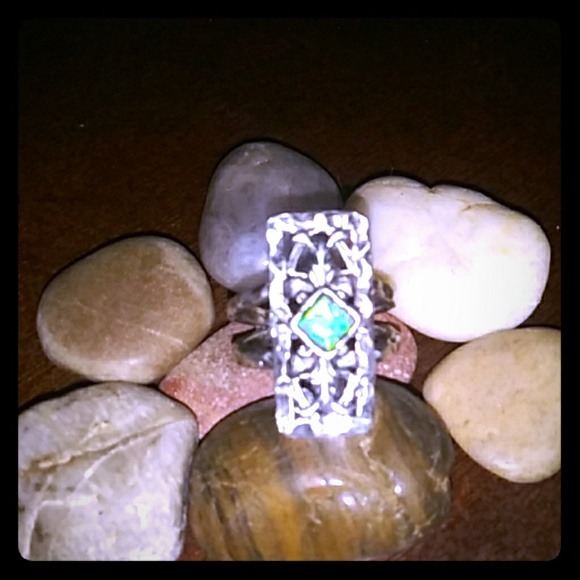 Jewelry - Custom .925 & Fire Opal Ring